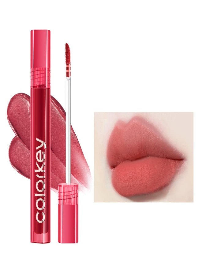 COLORKEY Airy Velvet Lip Tint, Matte Finishs, Longwear Rich Lip Colors, non-sticky, Creamy Soft Texture, Waterproof Lip Stain, Matte hydration, non-drying. Velvety finish (R247 Spring Snow, 3g) - Image 1